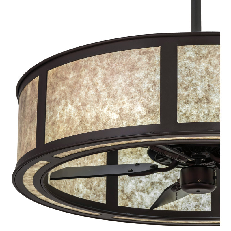 Smythe Craftsman LED Downrod Ceiling Fan