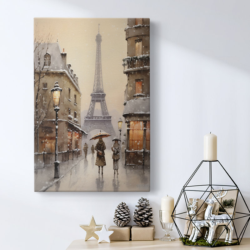 Art des Fêtes de Noël - Toile tendue avec châssis en format dxl, H 24 po x l 16 po