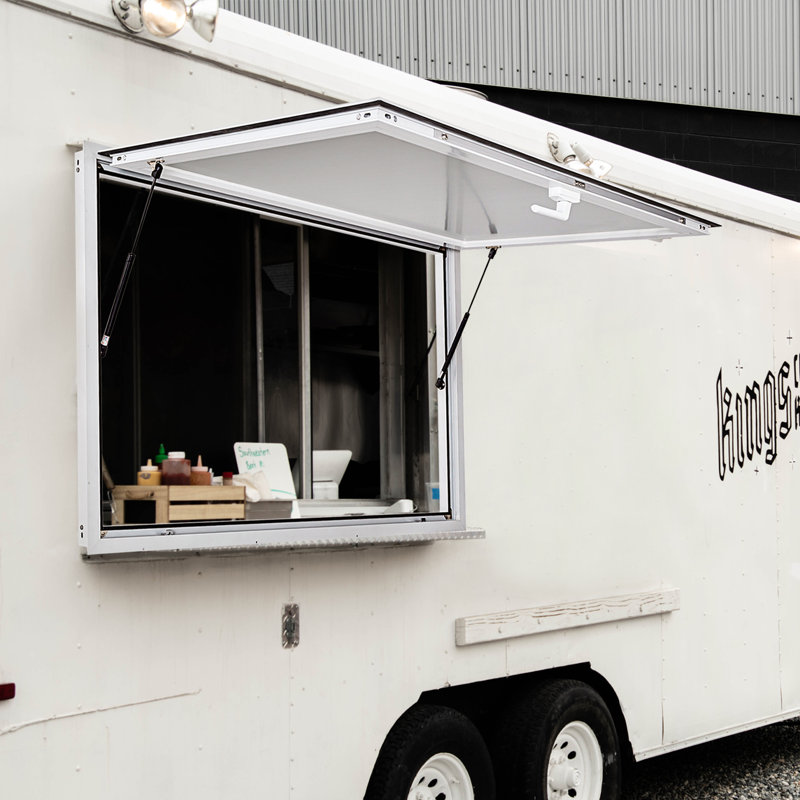 VEVOR D Retractable Trailer Awning, 40" H x 74" W x 2.20" D