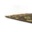 Tapis de zone en laine vert 4 pi 2 po x 4 pi en laine one-of-kind-noué la main Earley