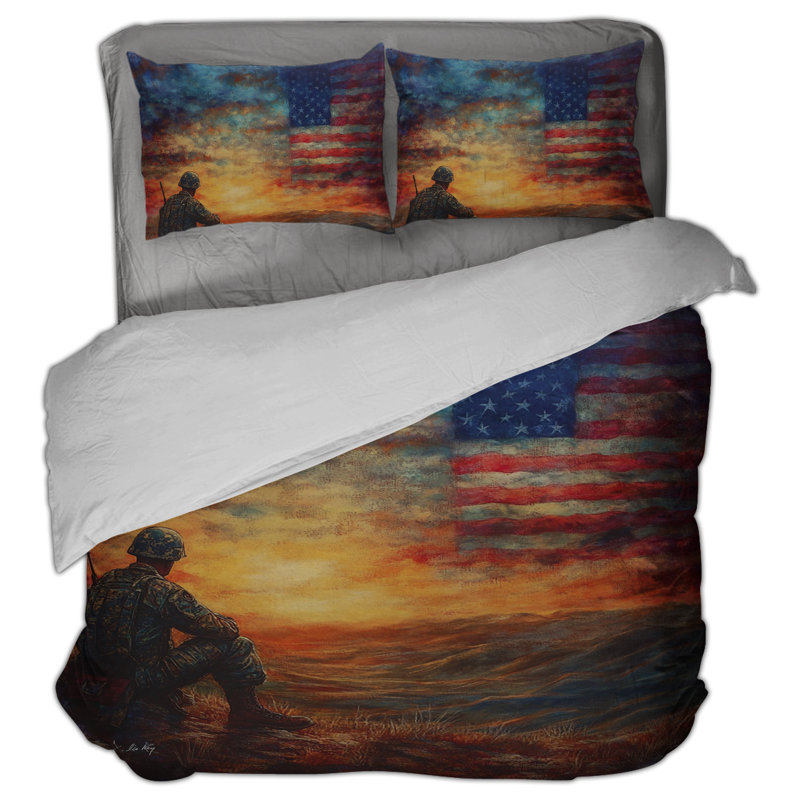 Time To Go Home Comforter Set, Queen Comforter + 1 Standard Pillowcase