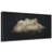 Clouds " Moody Black Modern Minimalist Neutral Artwork " - Extra Large Framed Wall Art Canvas Print-98126576-101069299