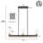 Boydtown 3 - Light Dimmable Chandelier Linear Chandelier Kitchen Chandelier Over Island For Dining Room Kitchen Island