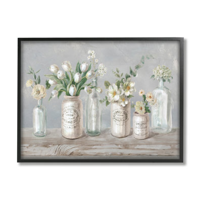 «Traditional Traditional Arrangement Vases» par Danhui Nai - Peinture sur bois