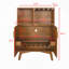 Armoire à boissons rustique polyvalente avec plusieurs options de rangement pour la maison