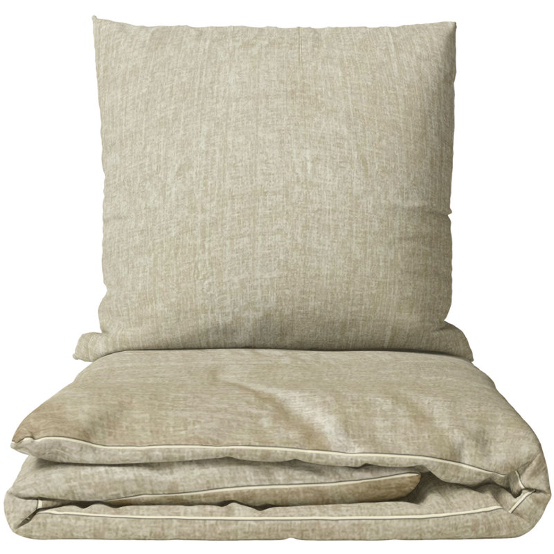 Neuber Double pillow, Beige, 40x80