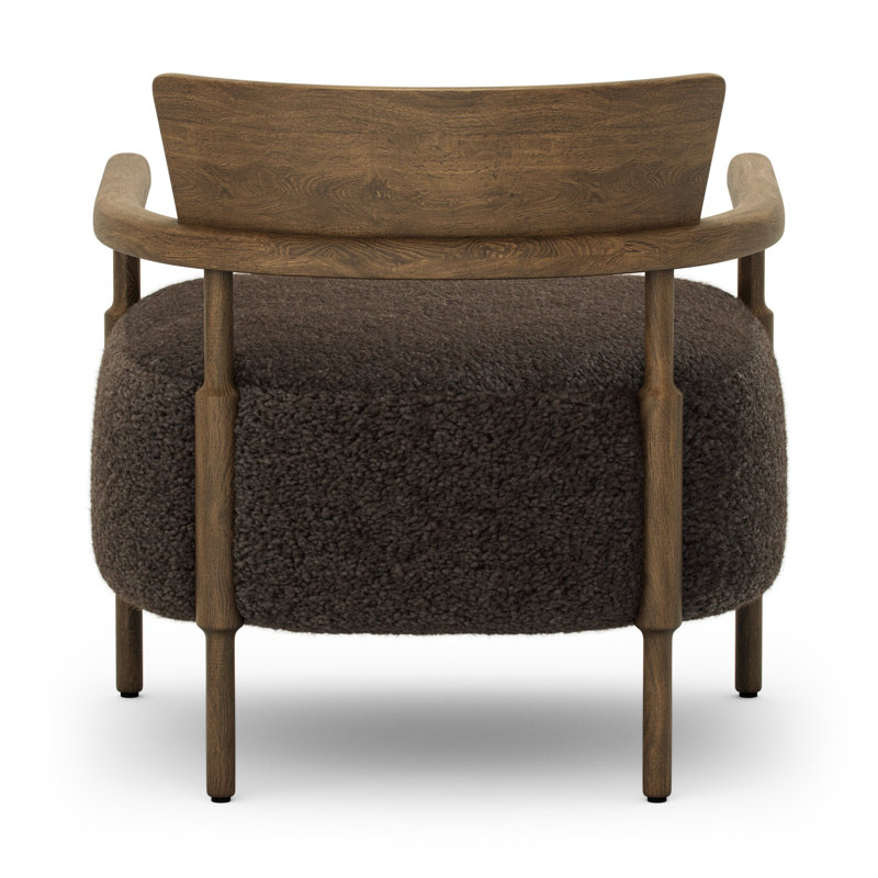 Armchair, Cocoa Shearling