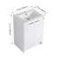 Meuble-lavabo autoportant en résine 24 po blanc