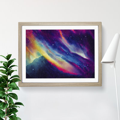 Neon Galaxy Vol.5 - Framed Print