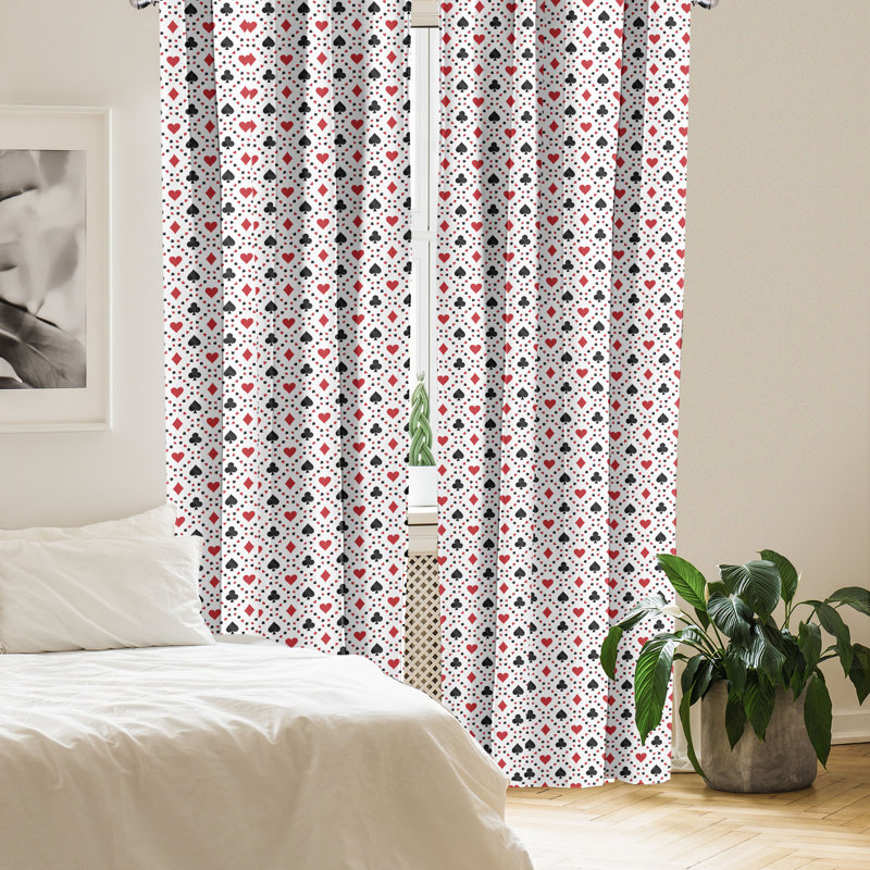 Rideaux à 4 panneaux East Urban Home, L 56 po x L 95 po