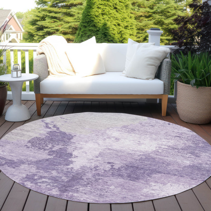 Tapis lavable intérieur / extérieur Bravari, 8 pi x 8 pi