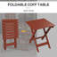 Ensemble de 2 chaises berçantes d'extérieur avec table d'appoint, ensemble de chaises berçantes de patio