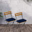 Chaise de patio pliante avec coussin