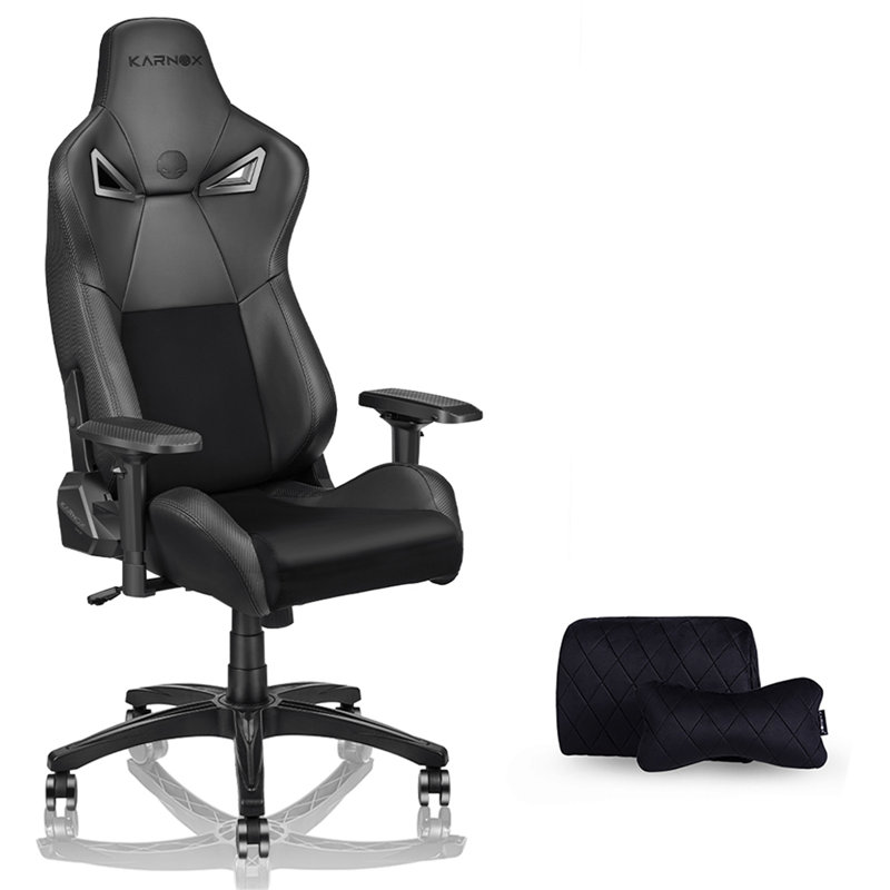 Fauteuil de jeu ergonomique, chaise de bureau réglable avec support lombaire