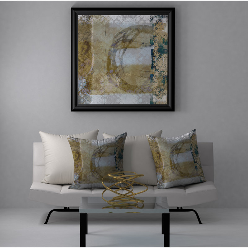 Geometric Reversible Throw Pillow, 20" x 20"