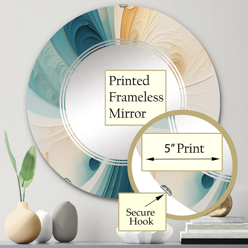 Miroir mural Mayhugh, 24 po x 24 po