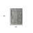 8' Charcoal And Gray Medallion Runner Rug
