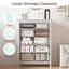 Commode 5 tiroirs pour chambre à coucher, commode de 42 po de hauteur avec poignées dorées, armoire de rangement moderne en bois pour le salon et le placard, noir-1981208768