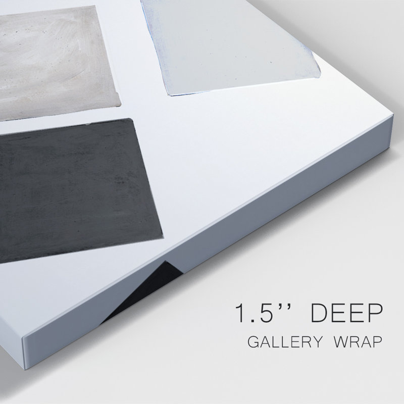 Block Encounter Revisit I - Impression sur toile tendue, H 18 po x l 12 po x P 1,5 po