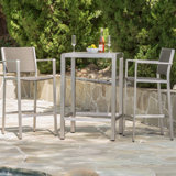 Caggiano 2 - Person Wicker Patio Dining Set with Square Table