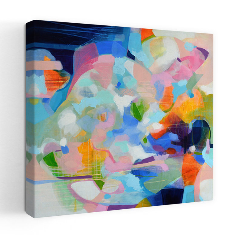 The Devoted Something Contemporary Abstract Art, 18" H x 18" W