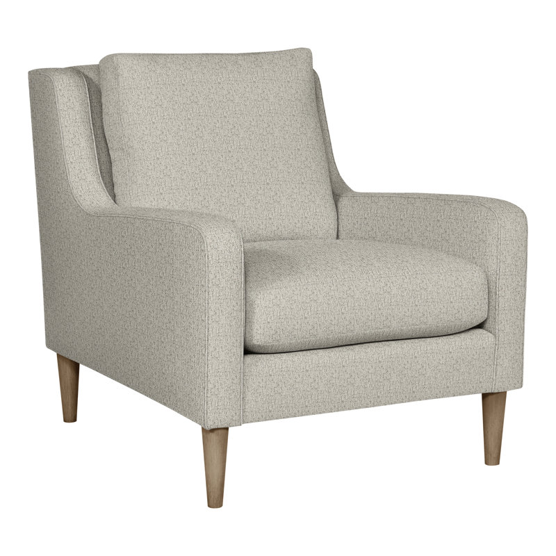 American Bungalow 4-Piece Riverside L-Sectional, Wrenn, Nomad Snow Crypton® Chenille, No