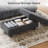 Sherry 81'' Upholstered Modular Sectionals with Pull-out Sofa, Storage Chaise, USB Charging & Cup Holders-695833138-672307533