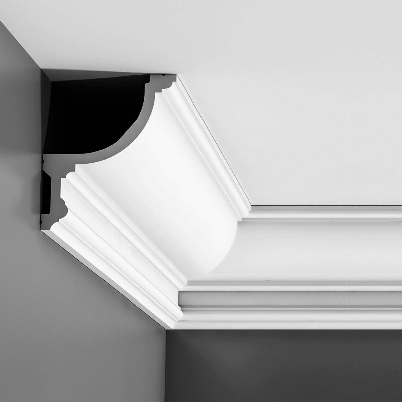 Primed White Polyurethane Crown Moulding Set of 12