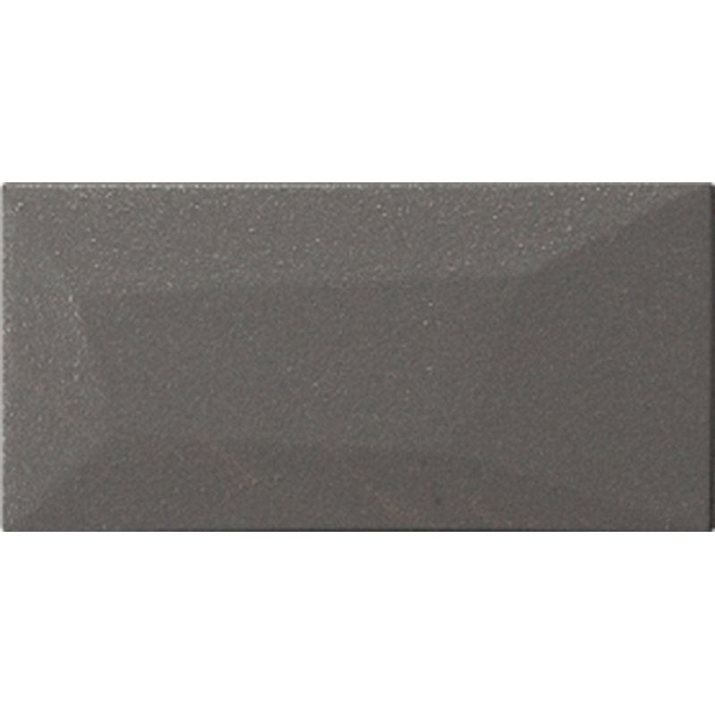 Carreau de mosaïque biseauté 2 "x 4", Gris anthracite