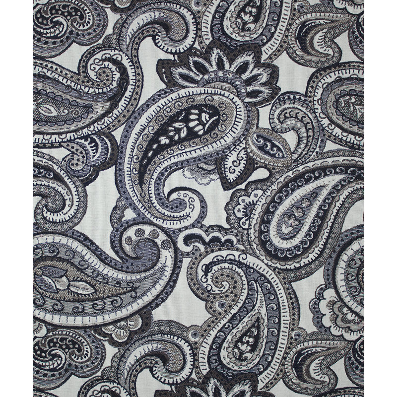 Santa Monica Fabric, Gray/Black
