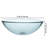 Tempered Glass Circular Vessel Bathroom Sink-170141481