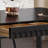 Black Rectangular Solid wood Dining Table For Dining Room/Kitchen-436037008