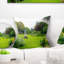 Coussin plante et fleurs dans le jardin-4257078-4257074