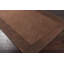 Tapis chocolat en laine fait à la main Dolma-22223365
