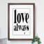 Love Always - Picture Frame Typography-62802715-62802716
