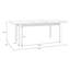 EUFEMIUS Extendable Birch and Pine Dining Table
