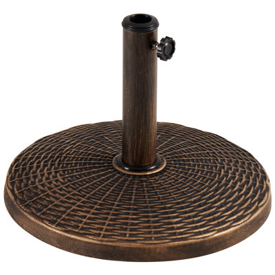 Base de parasol de marché robuste pour l'extérieur 18 "Autumm 22lbs