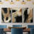 " Baked Paintstrokes I " 3 - Pieces-91887775-91887776