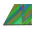 Tapis vert/bleu tissé à la machine-1045402669