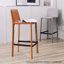 Chaise d'appoint orange à dossier solide (ensemble de 2)-182399083-182399080