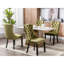 Paire de chaises de salle à manger High Olive avec velours, 2 pièces, Sw2001ol-332278101