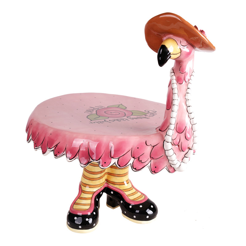 Présentoir à gâteaux Miss Flamingo