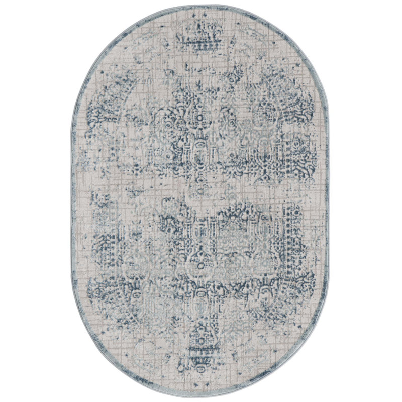 Glencoe Oriental Indoor Rug, Oval 4' x 6'