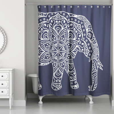 Rideau de douche simple