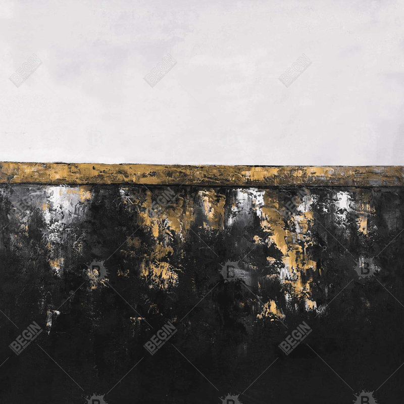 "Métal industriel abstrait" sur toile