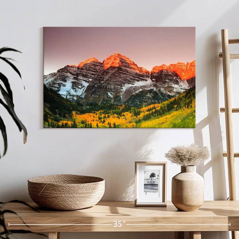 Alvord Maroon Bells Mountain View, H 16 po x l 24 po