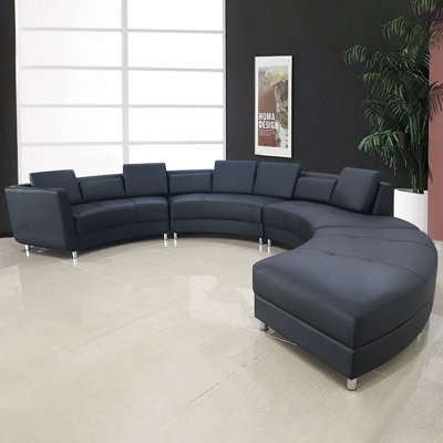 Hazal Upholstered U-Shaped Sectional Right Hand Facing