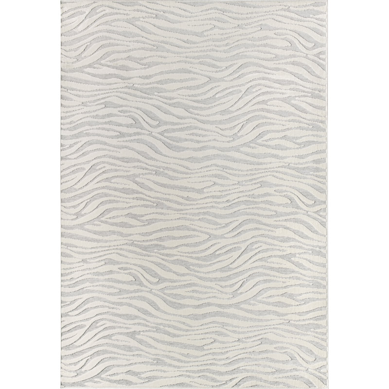 Chidima Abstract Flat Weave Area Rug, Rectangle 65 x 110 cm
