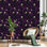 Peler et coller papier peint crânes humains gothiques foncés, mauve foncé, papier contact, adhésif amovible, décoration murale pour armoires de cuisine de chambre à coucher, 24 po x 118 po