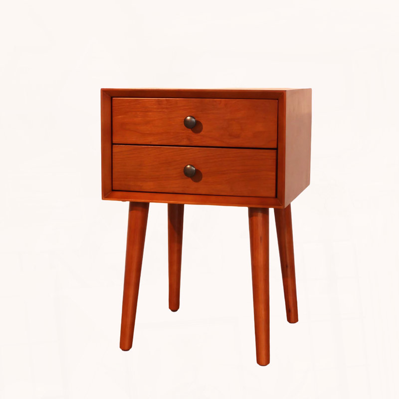 Table de chevet avec 2 tiroirs